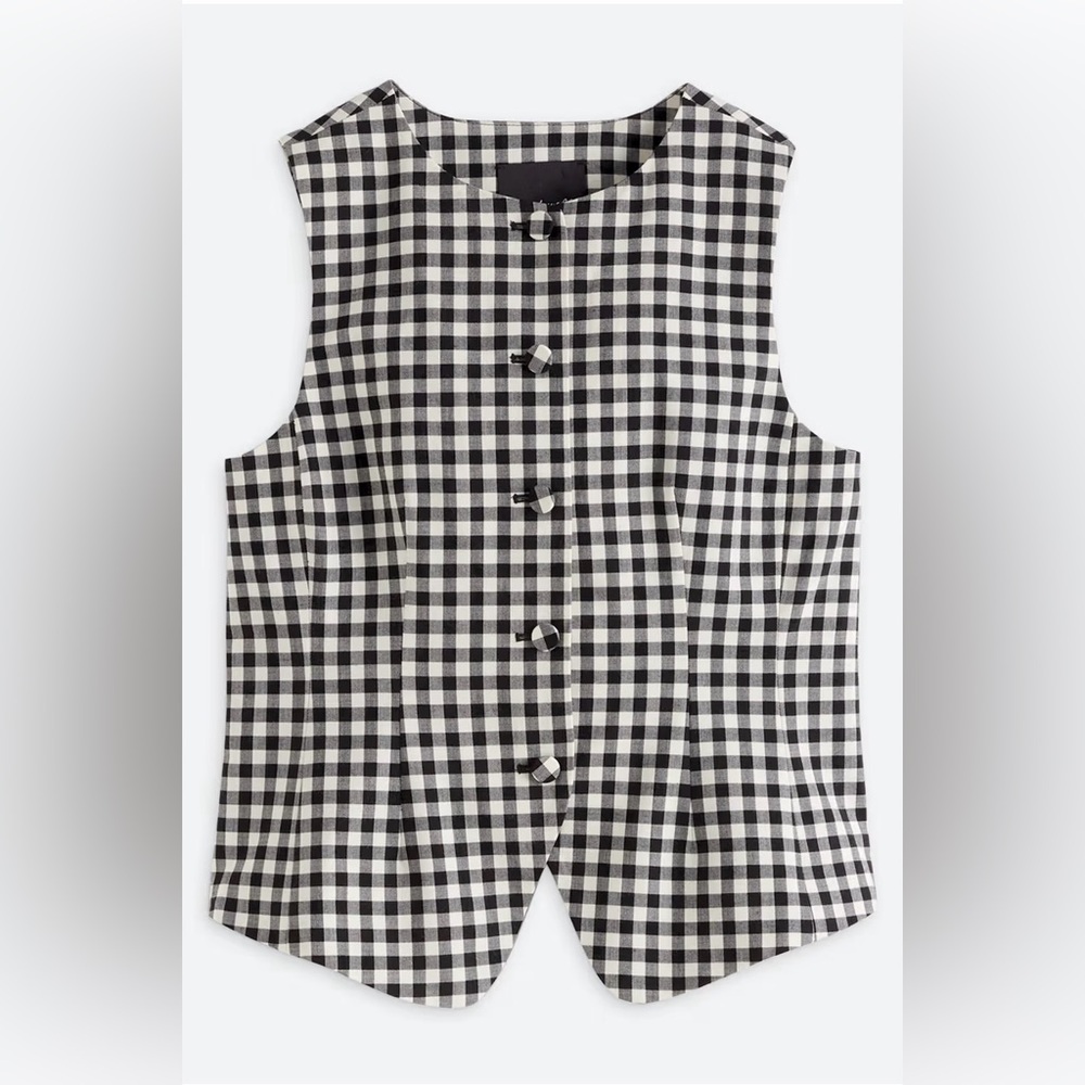 Madewell Single-Breasted Crewneck Vest - NWT - Picture 4 of 8